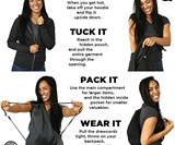 Quikflip 2-in-1 Reversible Backpack Hoodie