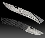 Damascus Pocket Knife