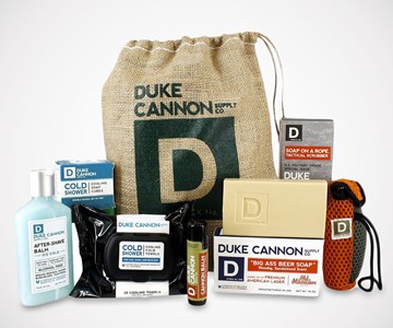 Duke Cannon Cold Ass Beer Shower Sack Gift Set