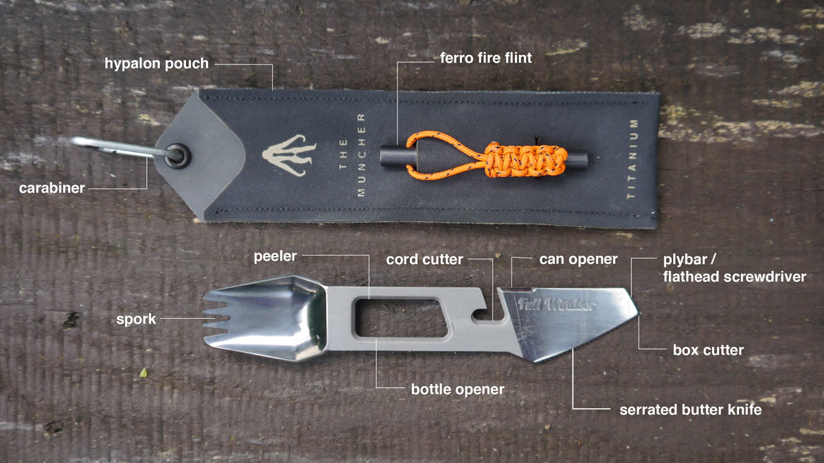 The Muncher Titanium Multi-Utensil The Muncher Titanium Multi-Utensil