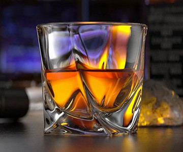 Twist Whiskey Glass