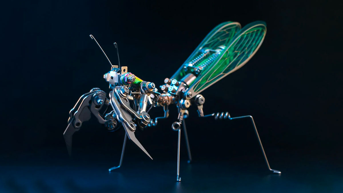 Cyberpunk Praying Mantis 3D Model Kit Cyberpunk Praying Mantis 3D Model Kit