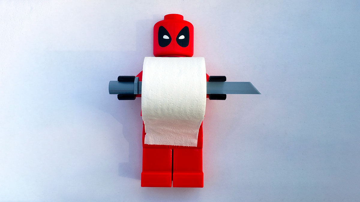 Deadpool Toilet Paper Holder Deadpool Toilet Paper Holder