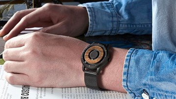 Wood & Magnetic Ball Bearing Watch Wood & Magnetic Ball Bearing Watch