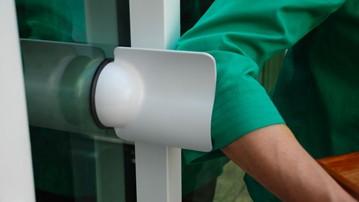 Doorhickey Hands-Free Sliding Glass Door Opener Doorhickey Hands-Free Sliding Glass Door Opener