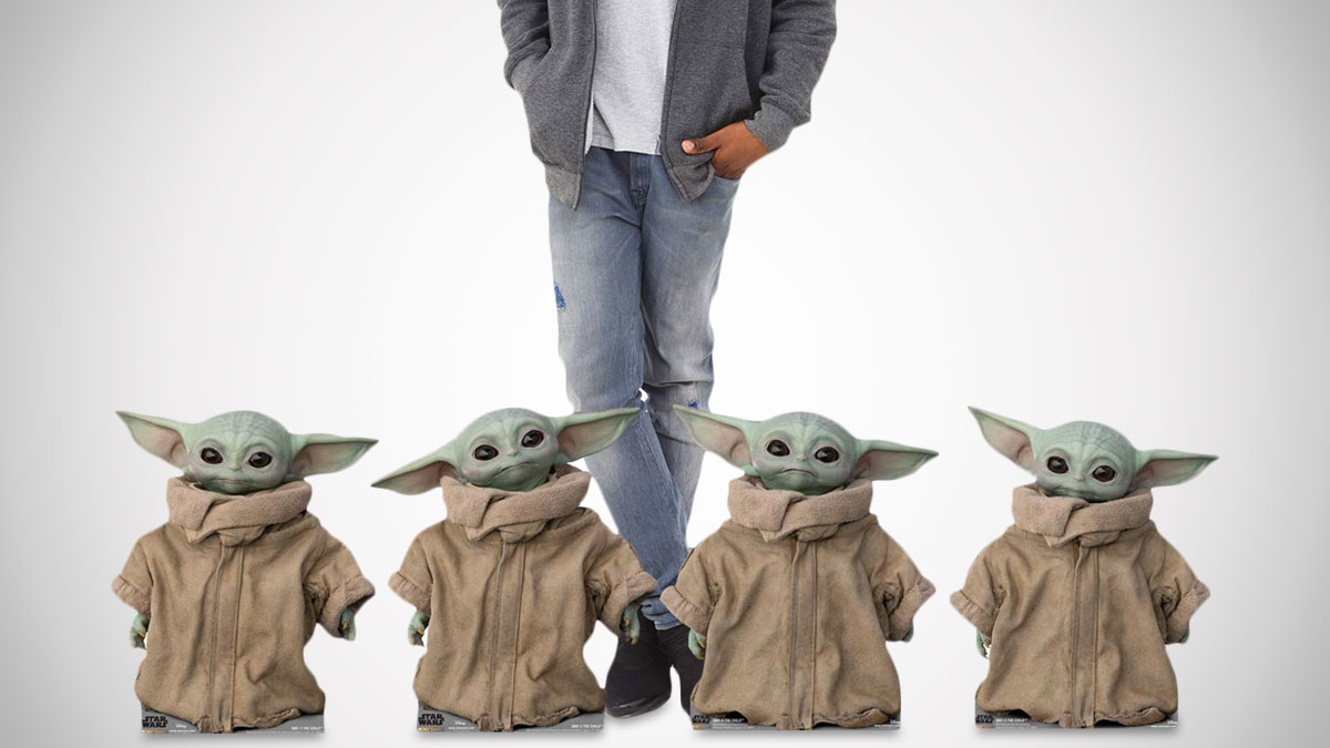 Baby Yoda Life-Size Cardboard Cutouts Baby Yoda Life-Size Cardboard Cutouts