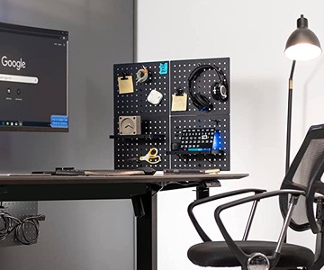 Clamp-On Desk Pegboard Clamp-On Desk Pegboard