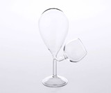 Glass Tank Self-Filling Wine Glass