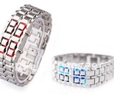 Iron Samurai Blue LED Watch