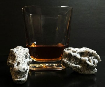 Whiskey Bones - T-Rex Skull Chilling Stones Whiskey Bones - T-Rex Skull Chilling Stones
