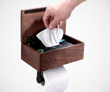 Toilet Paper Holder with Wet Wipe Dispenser Toilet Paper Holder with Wet Wipe Dispenser