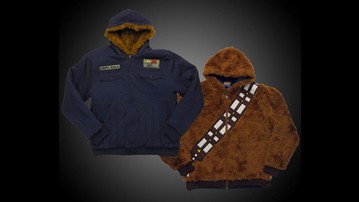 Han Solo-Chewbacca Reversible Hoodie Han Solo-Chewbacca Reversible Hoodie