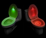 Motion-Activated LED Toilet Light
