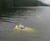 SportSub Solo Submarine Descending in Water