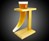 Viking Beer Horn Glass with Stand