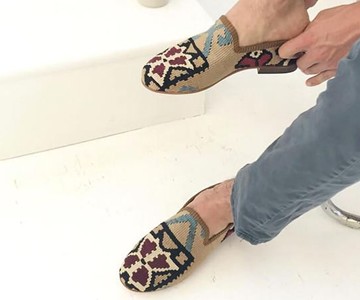 Artemis Design Co. Kilim Turkish Rug Loafers Artemis Design Co. Kilim Turkish Rug Loafers