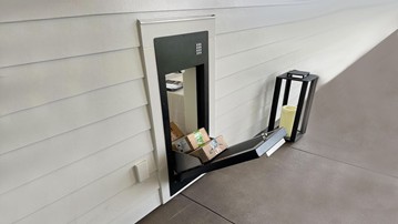 Box Gobbler Through-Wall Package Drop Door Box Gobbler Through-Wall Package Drop Door