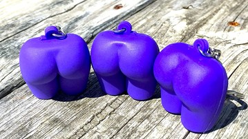 The Buttress Pillow Mini Butt Keychain The Buttress Pillow Mini Butt Keychain