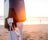 PowerShade Solar-Powered Beach Umbrella