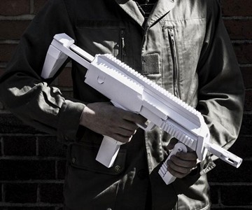 DIY Paper Submachine Gun