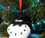 Dirty Talking Snowman Christmas Tree Ornament