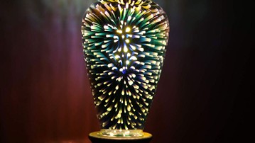 3D Fireworks Light Bulbs