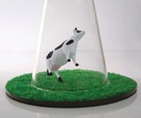 Alien Abduction Lamp - Closeup of Cow