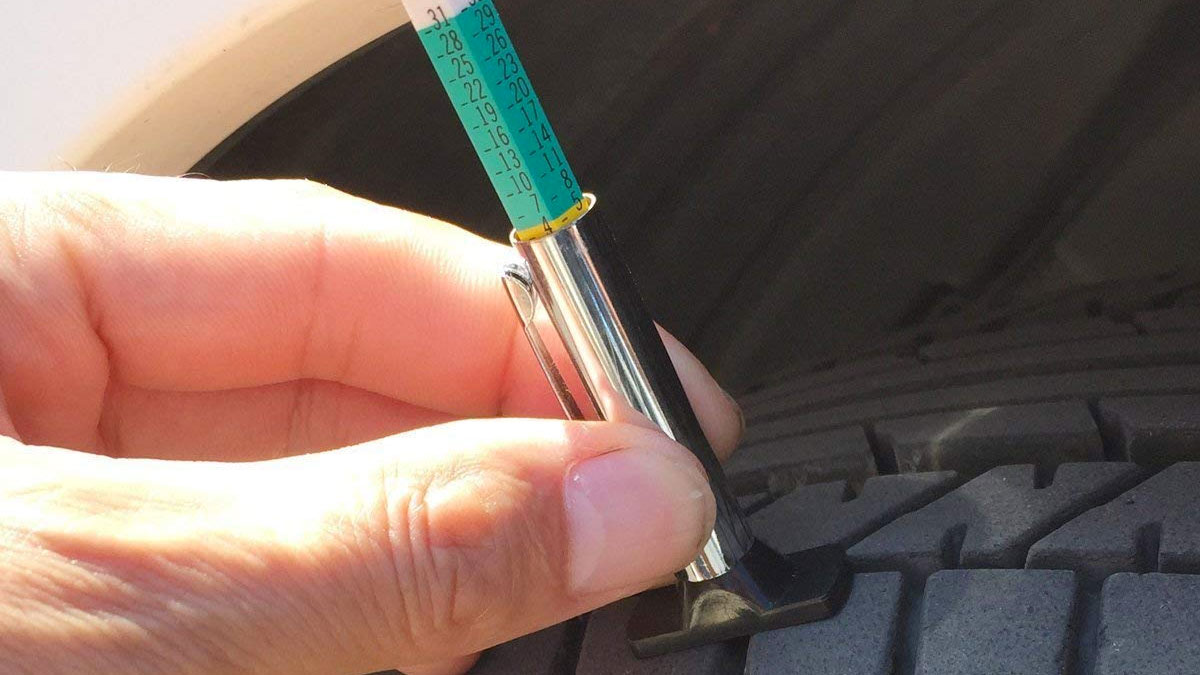 Color Coded Tire Tread Depth Gauge