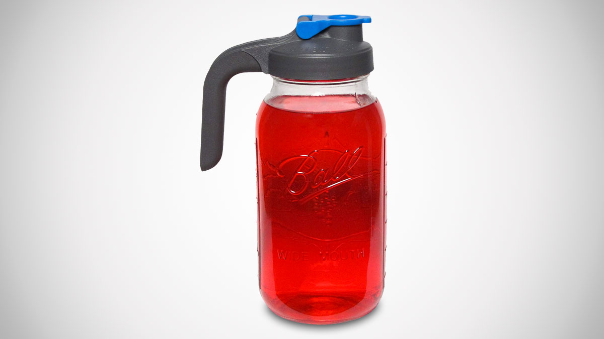 Mason Jar Flip Cap Lid with Handle