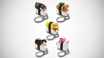 Sushi Cat Keychains Sushi Cat Keychains
