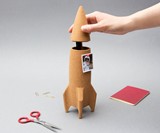 Cork Rocket Desk Organizer