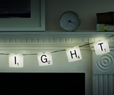 Scrabble Customizable Letter Tile String Light