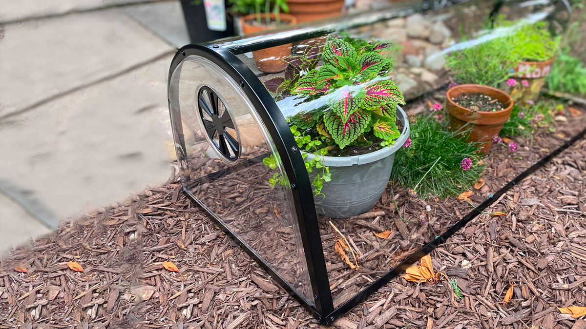 Vented Garden Grow Frame Miniature Greenhouse Vented Garden Grow Frame Miniature Greenhouse