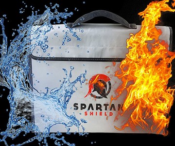 Spartan Shield Fire Resistant Bag for Valuables