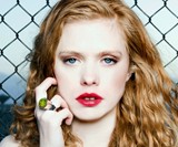 Girl Wearing Grass Ring