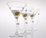 Hookers' Delight Fishing Hook Martini Glass