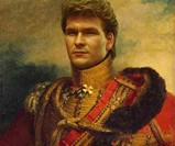 Dapper Celebrity Soldier Prints - Patrick Swayze
