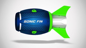 Aerobie Sonic Fin 100-Yard Football