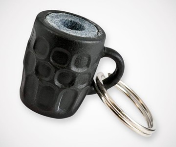 Beer Glass Dart Sharpener Keychain