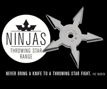 Indoor Ninja Throwing Star Range Indoor Ninja Throwing Star Range