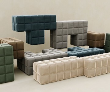 Sara Hayat Modular Tetris Couches Sara Hayat Modular Tetris Couches