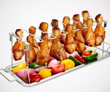 Chicken Wing Rack with Drip Tray