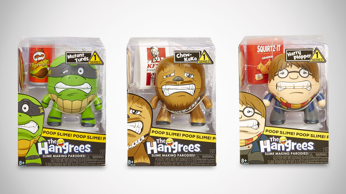 Hangrees Pooping Pop Culture Parody Figures Hangrees Pooping Pop Culture Parody Figures