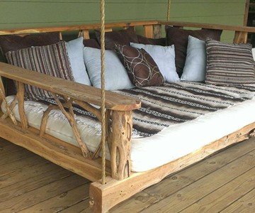 Rustic Porch Swing Bed Rustic Porch Swing Bed