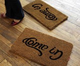 Come In/Go Away Doormat