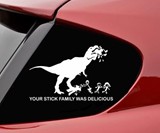 Your Stick Figure Family Was Delicious Decal