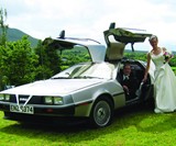 Back to the Future DeLorean Wedding Rental