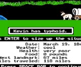 Handheld Oregon Trail Game