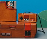 Bexar Goods Leather-Wrapped NES Console