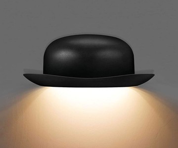 Bowler Hat Wall Sconce